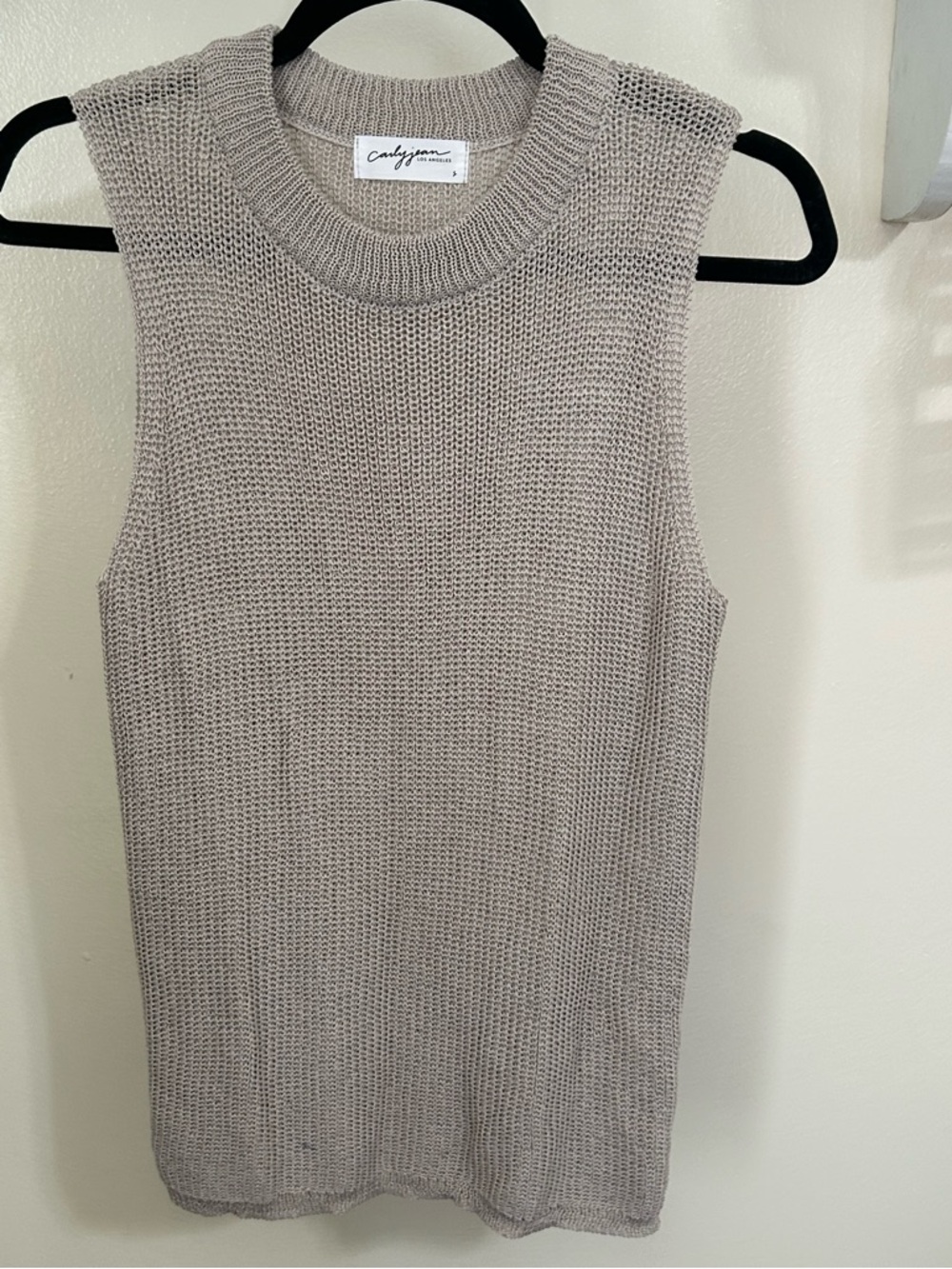 NEW Carly Jean Los Angeles Sleeveless Knit Tank